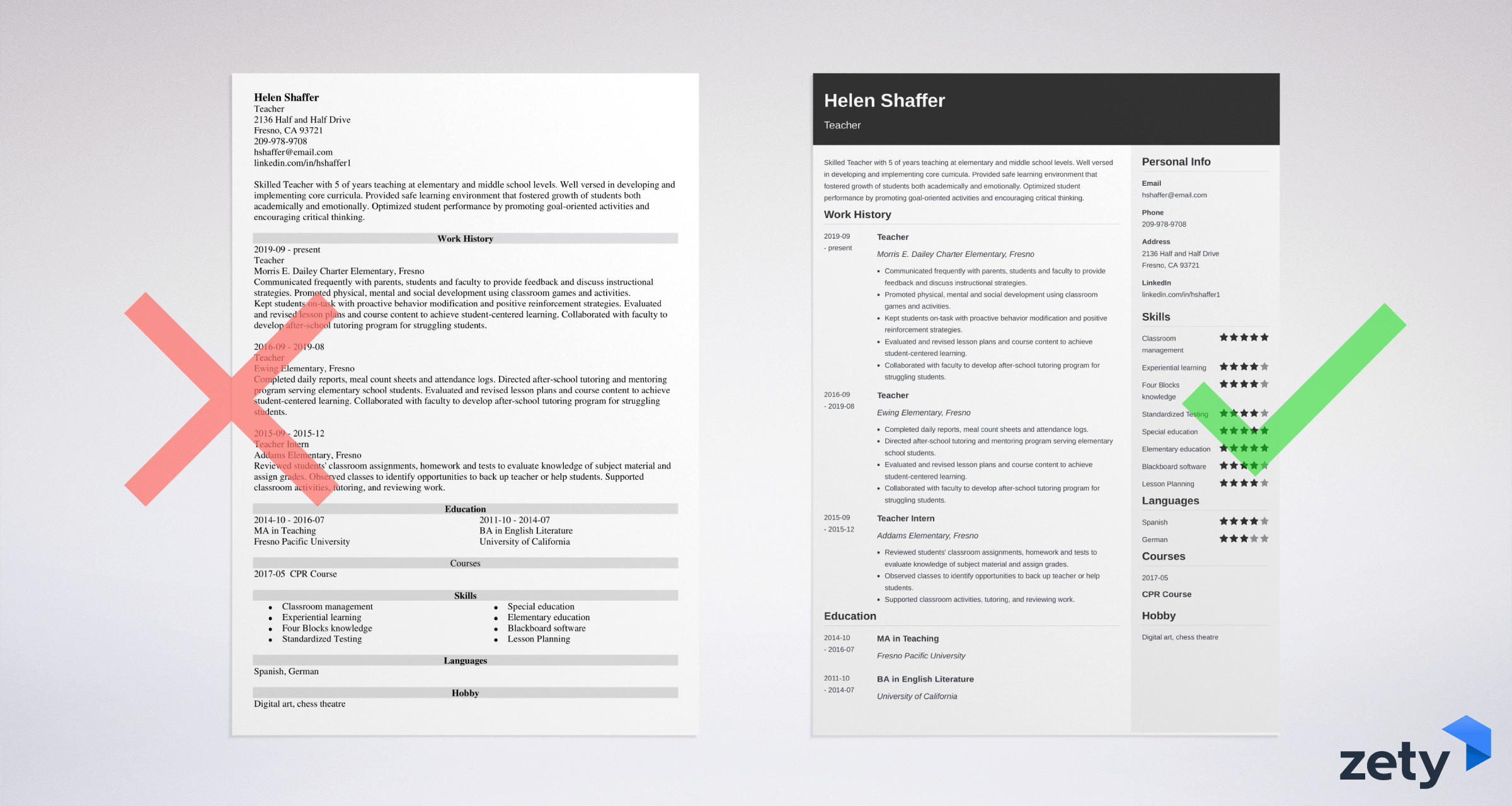 Updated Free CV Template