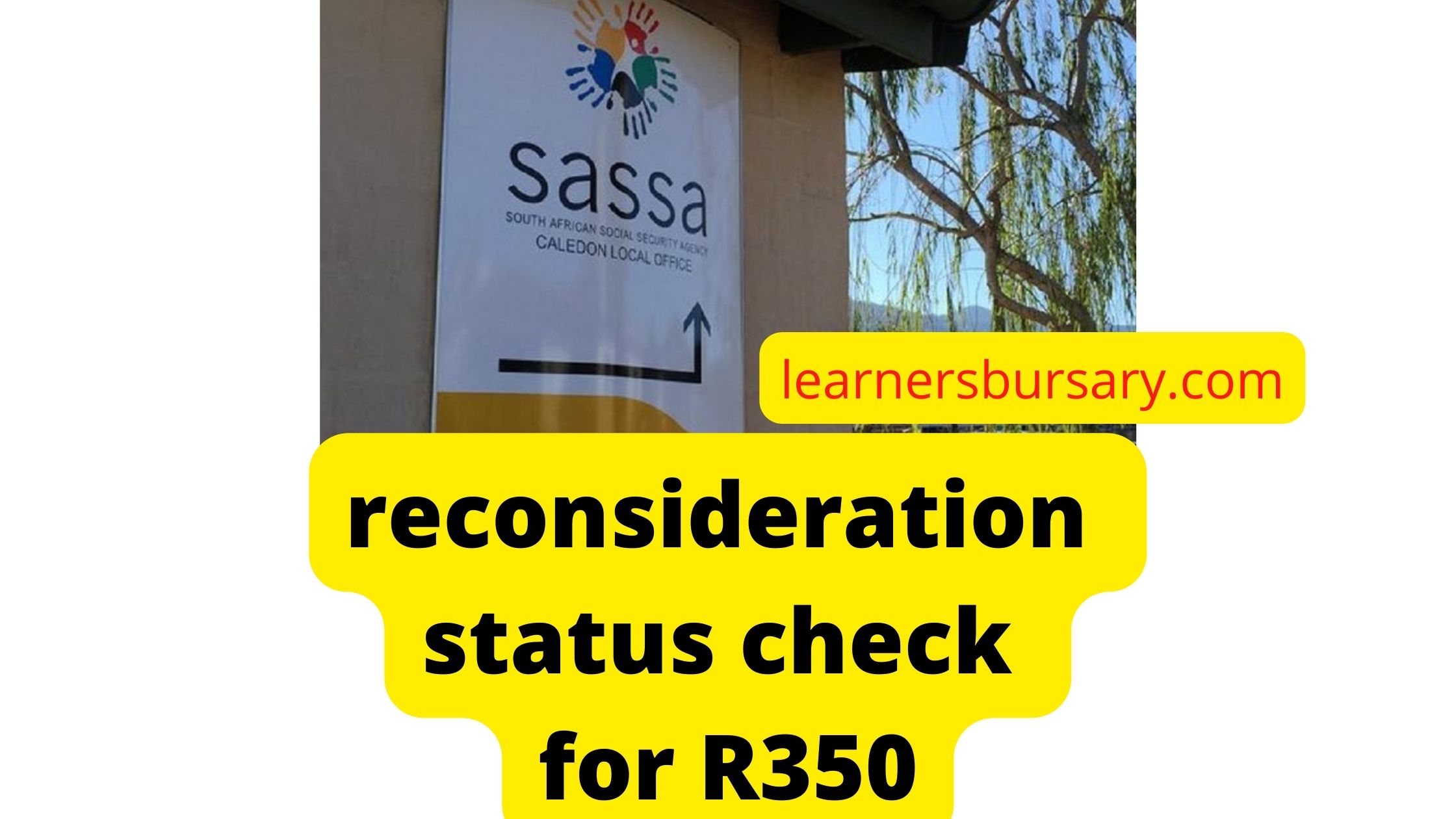 reconsideration status check for R350