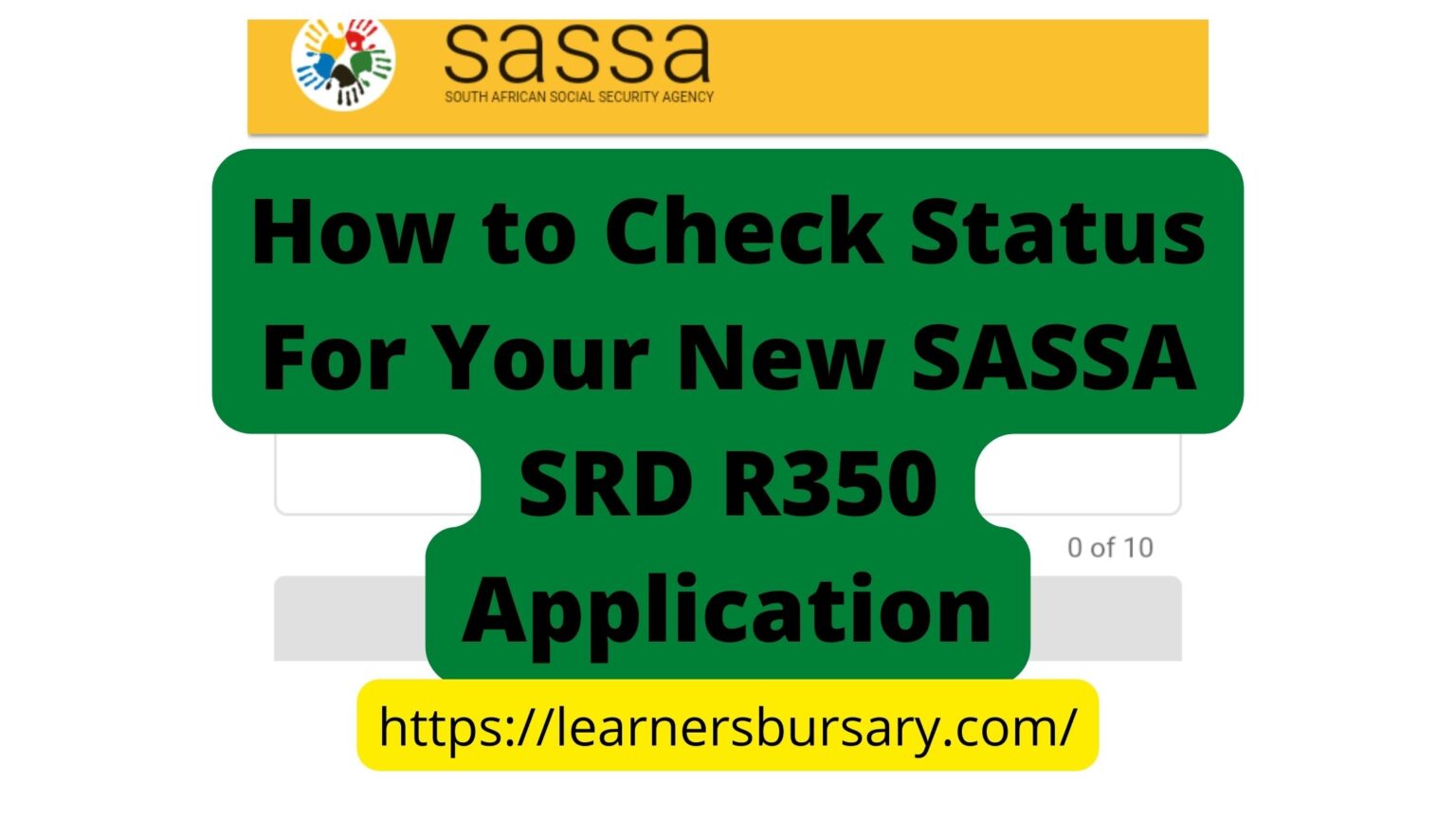 How to Check Status For Your New SASSA SRD R350 Application All