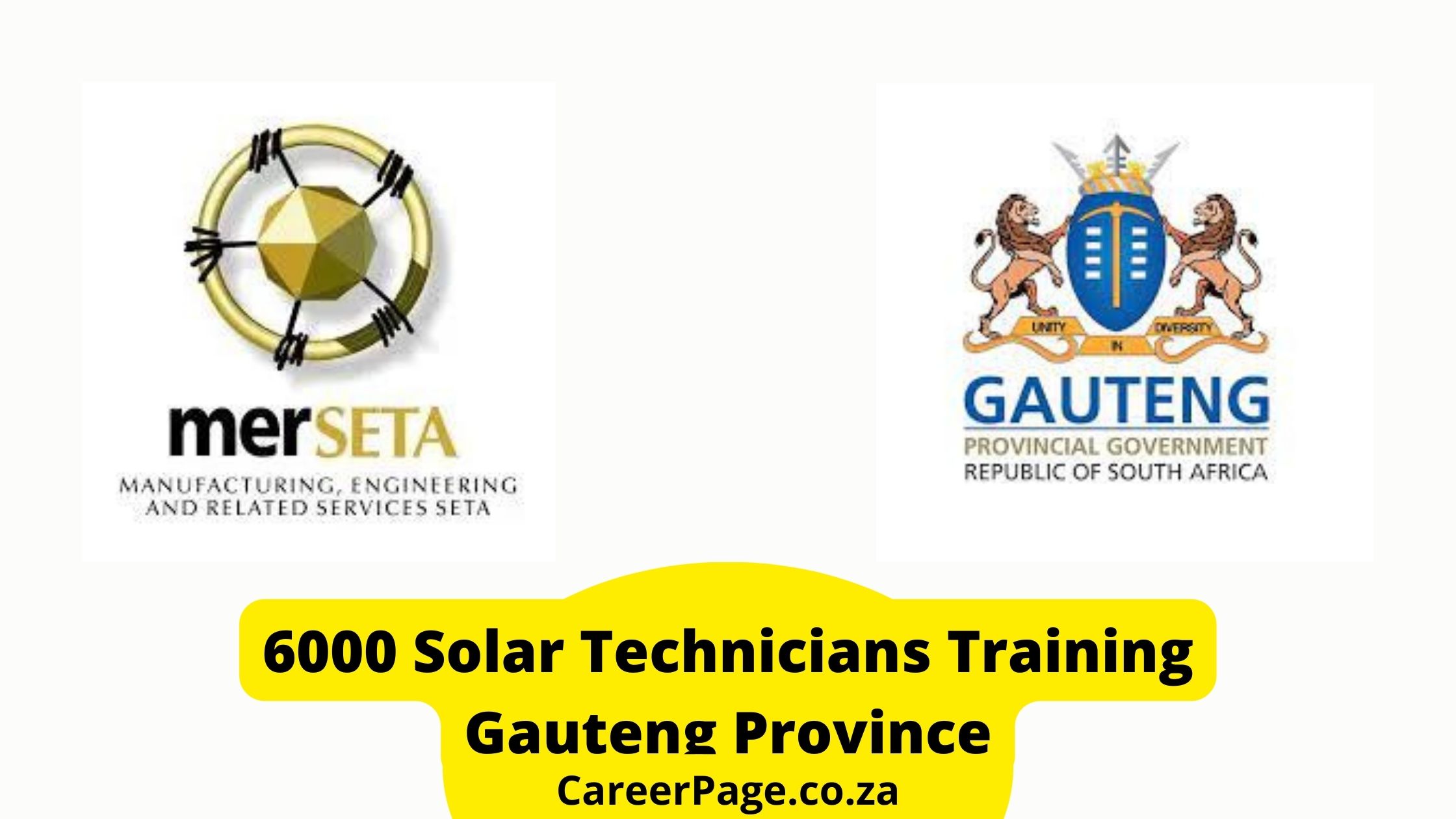 MERSETA together with Gauteng Province is recruiting 6000 youth