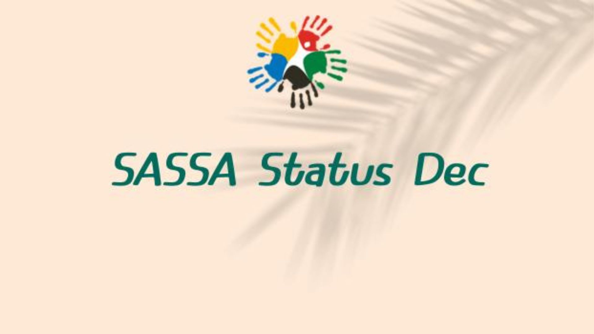 SASSA Status Dec 2023 - SASSA Payment Dates Dec 2023